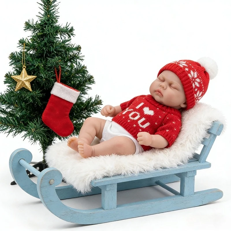 12inch 30cm Solid Silicone Mini Girl Doll Pickle Cute Sleeping Doll
12inch 30cm Solid Silicone Mini Girl Doll Pickle Cute Sleeping Doll