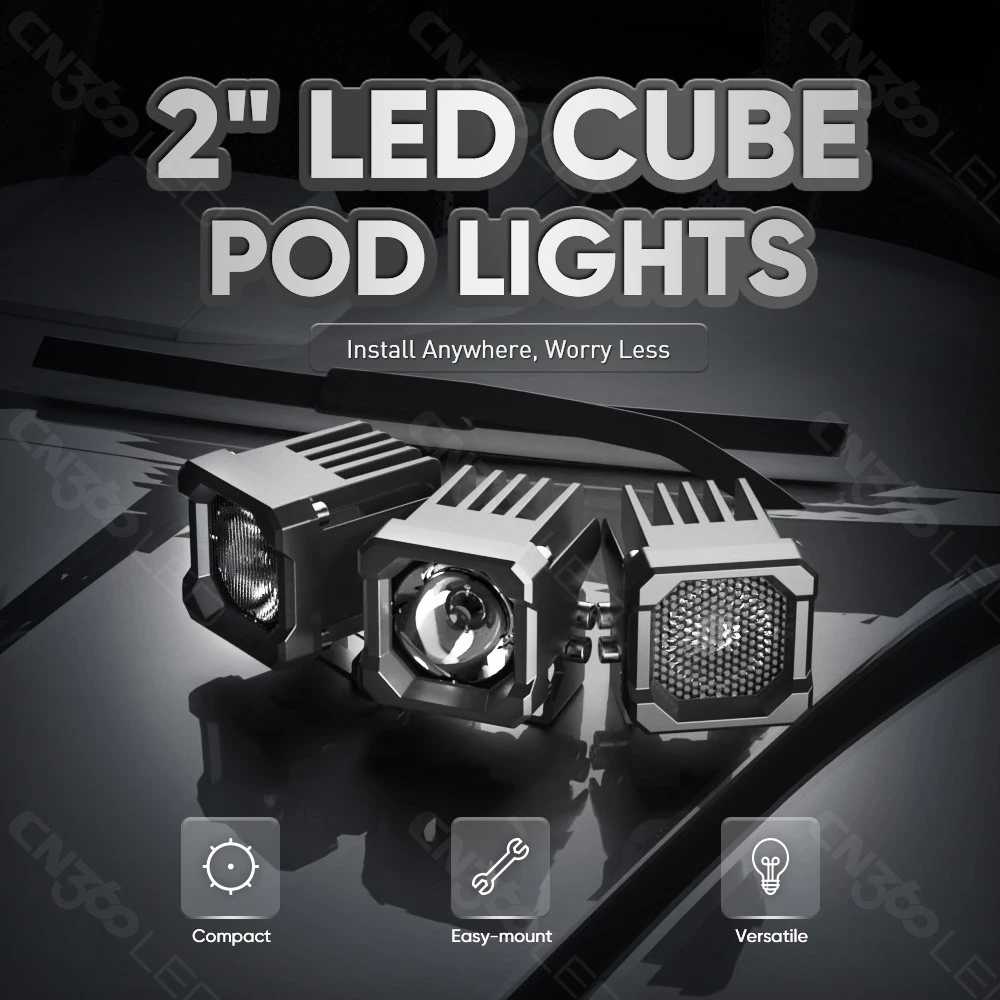 OGA 2" Cube Pod Light 25W LED Projector Lens Economic Driving Spot Flood Work Lamp IP67 Fit Car Truck ATV UTV Motorcycle Tractor
OGA 2" Cube Pod Light 25W LED Projector Lens Economic Driving Spot Flood Work Lamp IP67 Fit Car Truck ATV UTV Motorcycle Tractor
