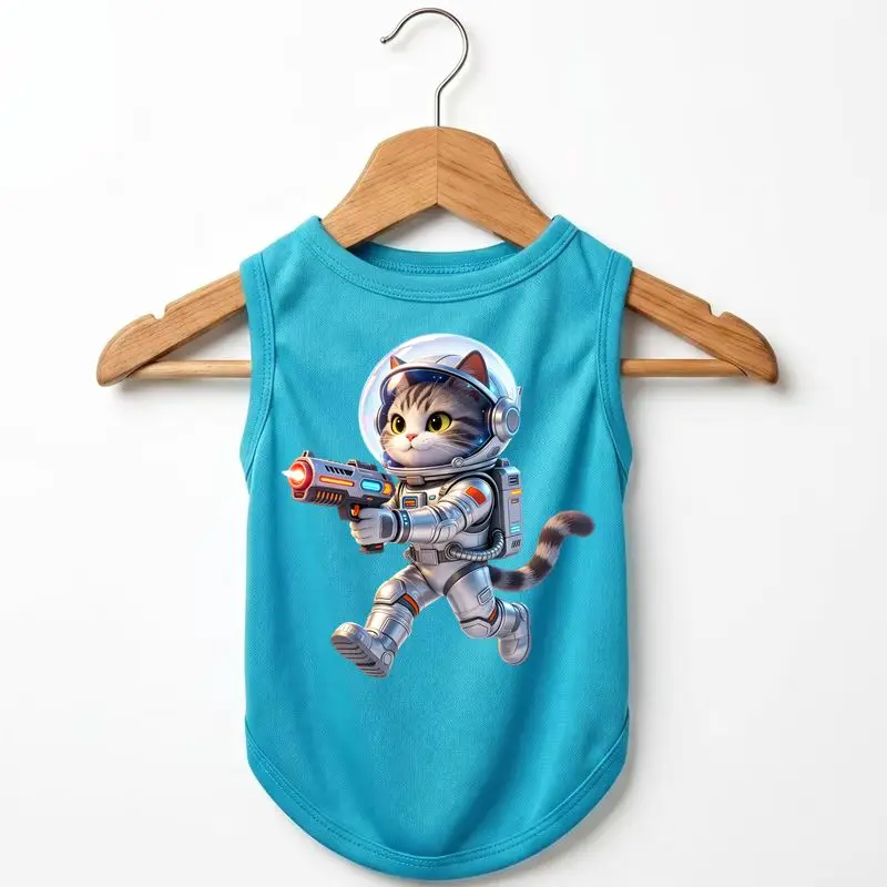 Space Cat Dog Summer Vest Funny Astronaut Pet T-Shirt Small Medium Dogs Breathable Quick Dry Sleeveless Tank Top Non-Cotton Pet
Space Cat Dog Summer Vest Funny Astronaut Pet T-Shirt Small Medium Dogs Breathable Quick Dry Sleeveless Tank Top Non-Cotton Pet