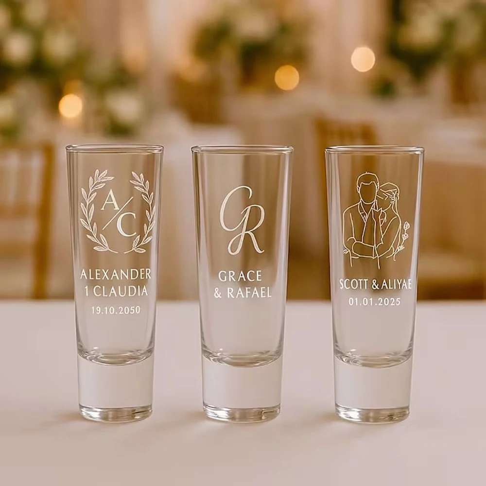 Custom Engraved Wedding Wine Glass Personalized Name Date Reusable Keepsake Gift for Bride Groom Anniversary Party
Custom Engraved Wedding Wine Glass Personalized Name Date Reusable Keepsake Gift for Bride Groom Anniversary Party