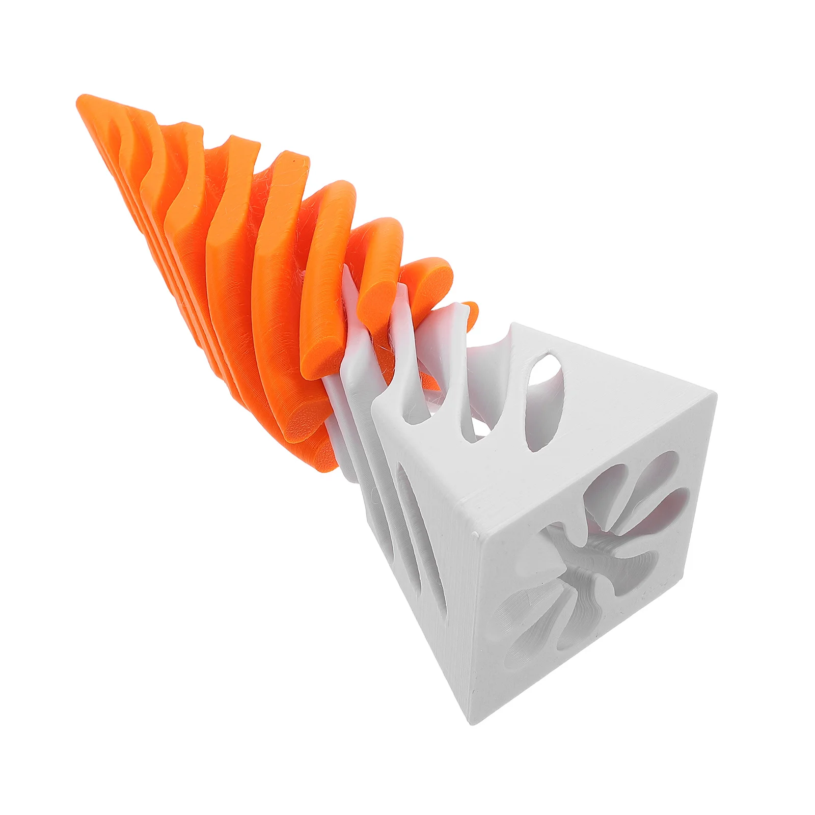 Artistic Spiral Cone and Impossible Pyramid Fidget Sculpture 3D Printed Desktop Decor for Office Shelf Unique Gift for Teens
Artistic Spiral Cone and Impossible Pyramid Fidget Sculpture 3D Printed Desktop Decor for Office Shelf Unique Gift for Teens
