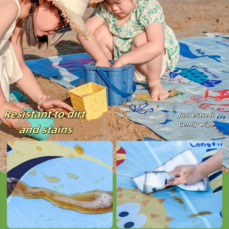 Outdoor Picnic Blanket Pocket Beach Mat Waterproof Lightweight Pocket Blanket For Beach Camping Sandproof Activity Mat
Outdoor Picnic Blanket Pocket Beach Mat Waterproof Lightweight Pocket Blanket For Beach Camping Sandproof Activity Mat