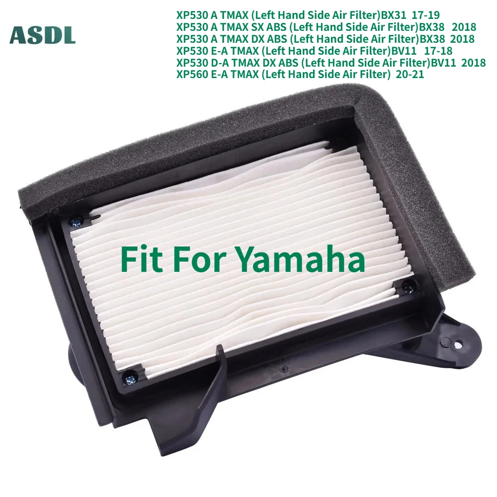 Air Filter Cleaner For Yamaha XP500 TMAX Left Hand Side Air Filter BX31 2017-19 SX DX ABS XP530 E-A D-A 2017-18 XP560 2020-2021
Air Filter Cleaner For Yamaha XP500 TMAX Left Hand Side Air Filter BX31 2017-19 SX DX ABS XP530 E-A D-A 2017-18 XP560 2020-2021