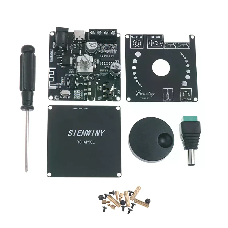 Комплект стереоусилителя 3,5 мм AUX USB APP DC12V-24V YS-AP50L с Bluetooth 5.0, 50 Вт+50 Вт, цифровая плата усилителя мощности
Комплект стереоусилителя 3,5 мм AUX USB APP DC12V-24V YS-AP50L с Bluetooth 5.0, 50 Вт+50 Вт, цифровая плата усилителя мощности