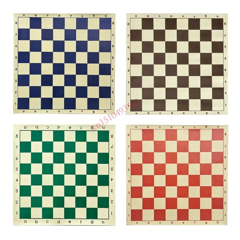 Universal Rolls up PU Chesses Board Light Weight Tournament Chesses Mat Portable Soft Rollable Chesses Board for Beginner 448C
Universal Rolls up PU Chesses Board Light Weight Tournament Chesses Mat Portable Soft Rollable Chesses Board for Beginner 448C