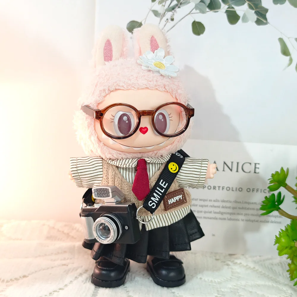 Labubu I II Dolls Clothes Academy Clothes Fake 2-piece Shirt Sweet Cool Style Set Sitting Party Accessories Plush Doll'S Clothes
Labubu I II Dolls Clothes Academy Clothes Fake 2-piece Shirt Sweet Cool Style Set Sitting Party Accessories Plush Doll'S Clothes