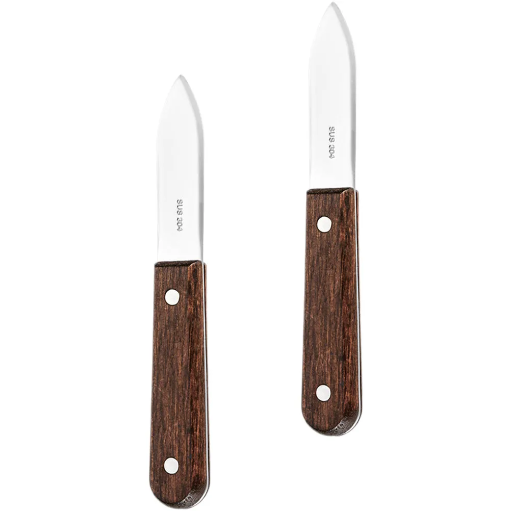 2 Pcs Oyster Knife BBQ Shucker Kitchen Clam Scallop Walnut Portable Stainless Steel 304 Compact Lightweight Safe Grip Seafood
2 Pcs Oyster Knife BBQ Shucker Kitchen Clam Scallop Walnut Portable Stainless Steel 304 Compact Lightweight Safe Grip Seafood