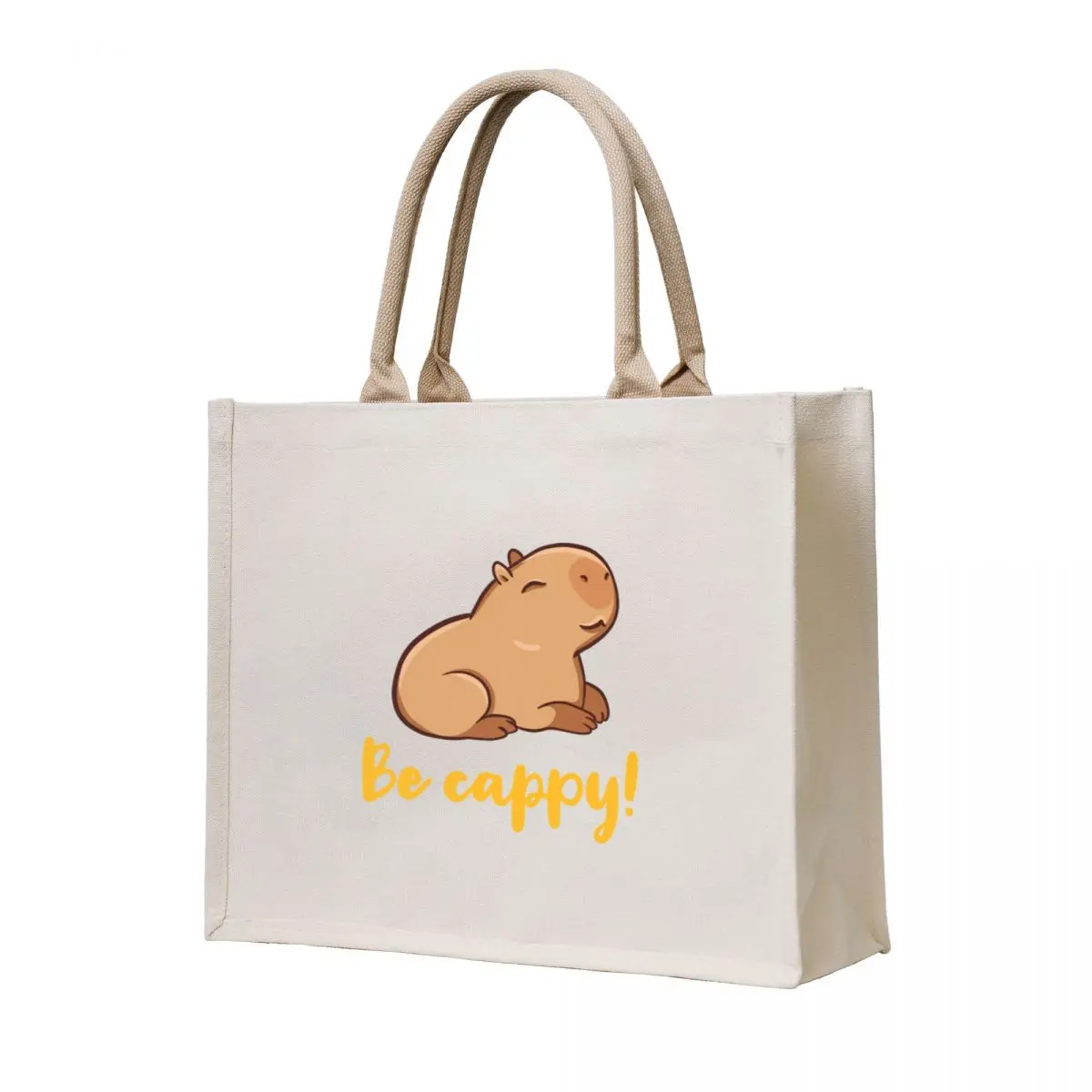 Cute Capybara, be cappy! Like a capybara, capy Tote Bag canvas tote bag shopper bag women custom tote
Cute Capybara, be cappy! Like a capybara, capy Tote Bag canvas tote bag shopper bag women custom tote
