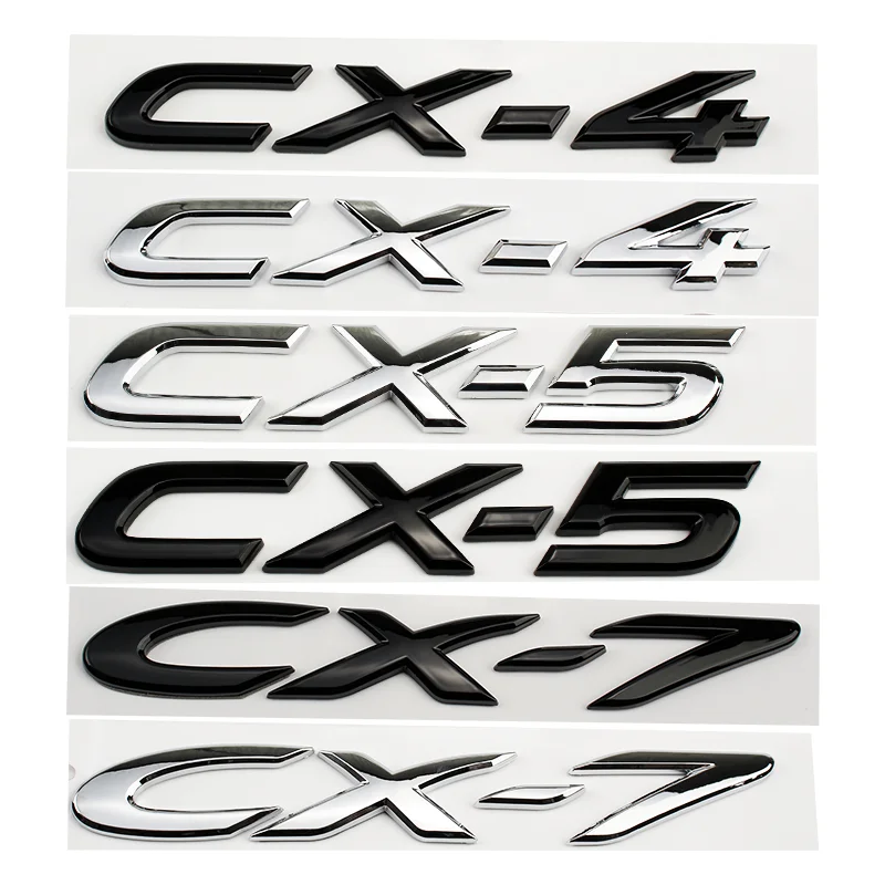 Car ABS Rear Trunk Words Letters Logo Badge Emblem Decals Sticker For Mazda CX4 CX5 CX7 Body Decoration Accessories car sticker
Car ABS Rear Trunk Words Letters Logo Badge Emblem Decals Sticker For Mazda CX4 CX5 CX7 Body Decoration Accessories car sticker
