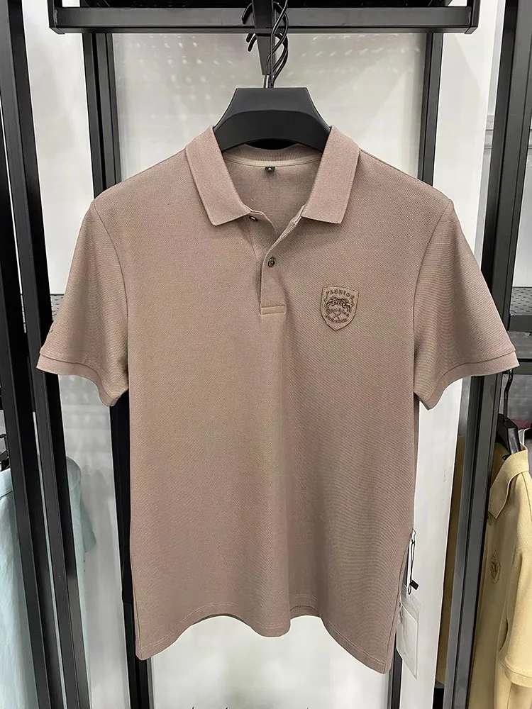 Men'S Polo Shirt Summer Trend Half-Sleeved Top New Casual High-End Men'S Lapel Short-Sleeved T-Shirt
Men'S Polo Shirt Summer Trend Half-Sleeved Top New Casual High-End Men'S Lapel Short-Sleeved T-Shirt