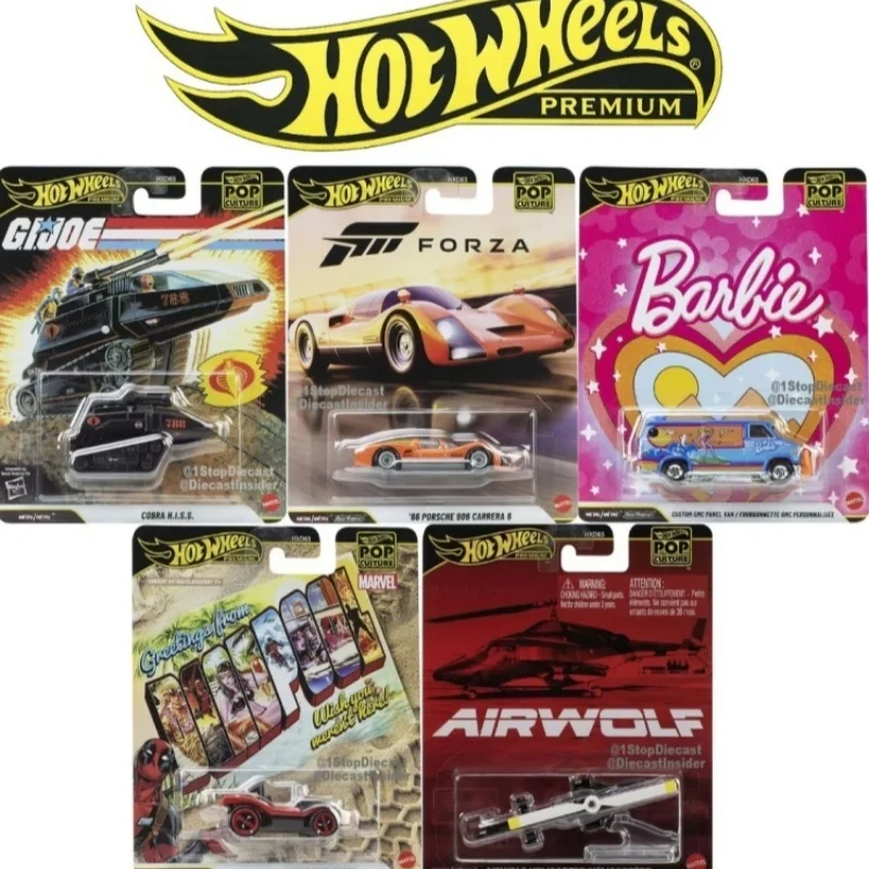 Hot Wheels Premium Pop Culture Cobra Hiss Van Forza Spider-Mobile Airwolf 1:64 Diecast Alloy Car Model Collectible Toys
Hot Wheels Premium Pop Culture Cobra Hiss Van Forza Spider-Mobile Airwolf 1:64 Diecast Alloy Car Model Collectible Toys