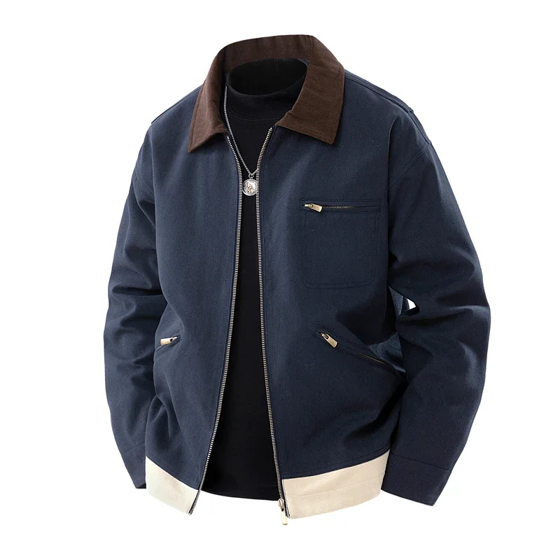 Brand Men's Jackets Male Casual Camping Baseball Jacket Autumn Casual Vintage Style Denim Jacket Zipper Pocket Windproof Coat
Brand Men's Jackets Male Casual Camping Baseball Jacket Autumn Casual Vintage Style Denim Jacket Zipper Pocket Windproof Coat