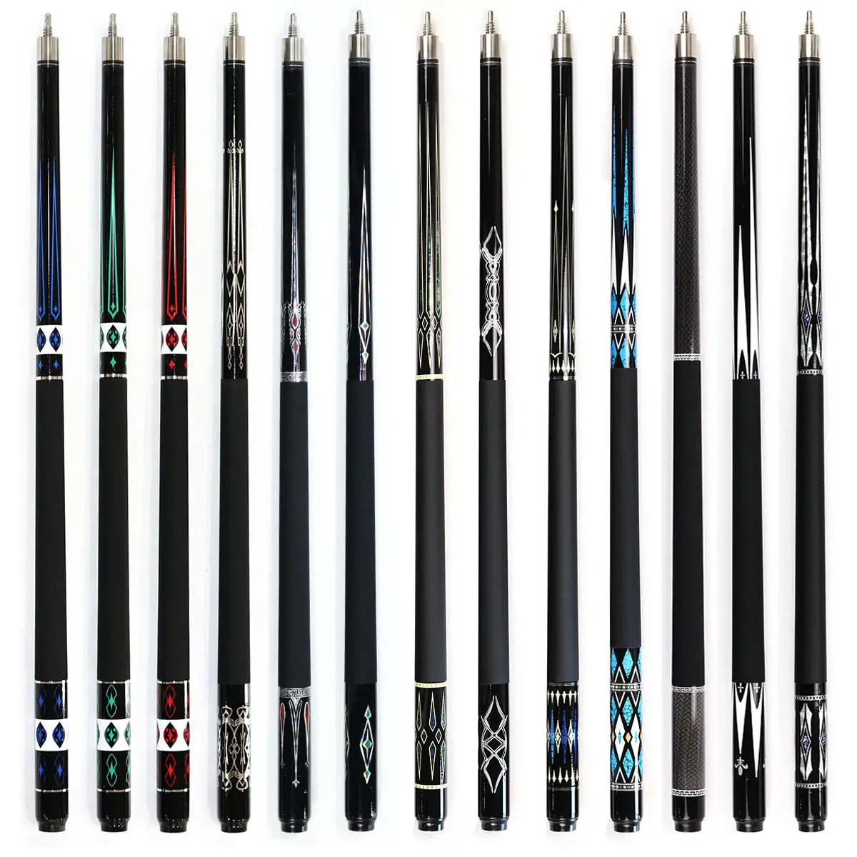 Factory Direct Wholesale Price Pool Cue Stick 57inch 12.5-13mm Tip Carbon Graphite Billiard Pool Stick Random Color
Factory Direct Wholesale Price Pool Cue Stick 57inch 12.5-13mm Tip Carbon Graphite Billiard Pool Stick Random Color
