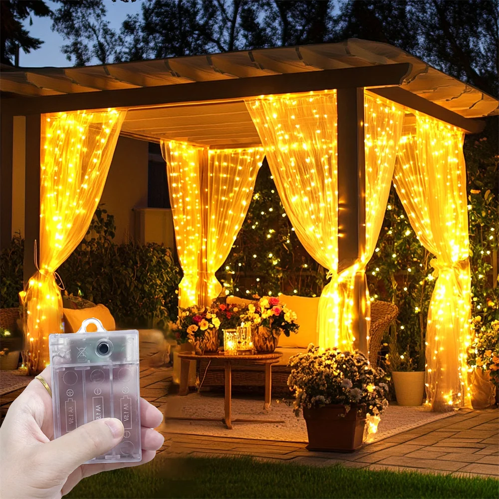 Battery Bedroom Festoon Party Fairy Lamp LED 8 Lighting Modes Garland Curtain String Light for Wedding Christmas Home Decoration
Battery Bedroom Festoon Party Fairy Lamp LED 8 Lighting Modes Garland Curtain String Light for Wedding Christmas Home Decoration