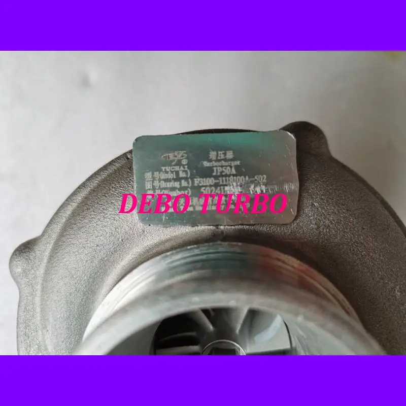 NEW GENUINE TYEN JP50A F3000-1118100-502 Turbo Turbocharger for Dongfeng Truck YUCHAI Diesel YC4F115 2.7L 85KW Euro III
NEW GENUINE TYEN JP50A F3000-1118100-502 Turbo Turbocharger for Dongfeng Truck YUCHAI Diesel YC4F115 2.7L 85KW Euro III
