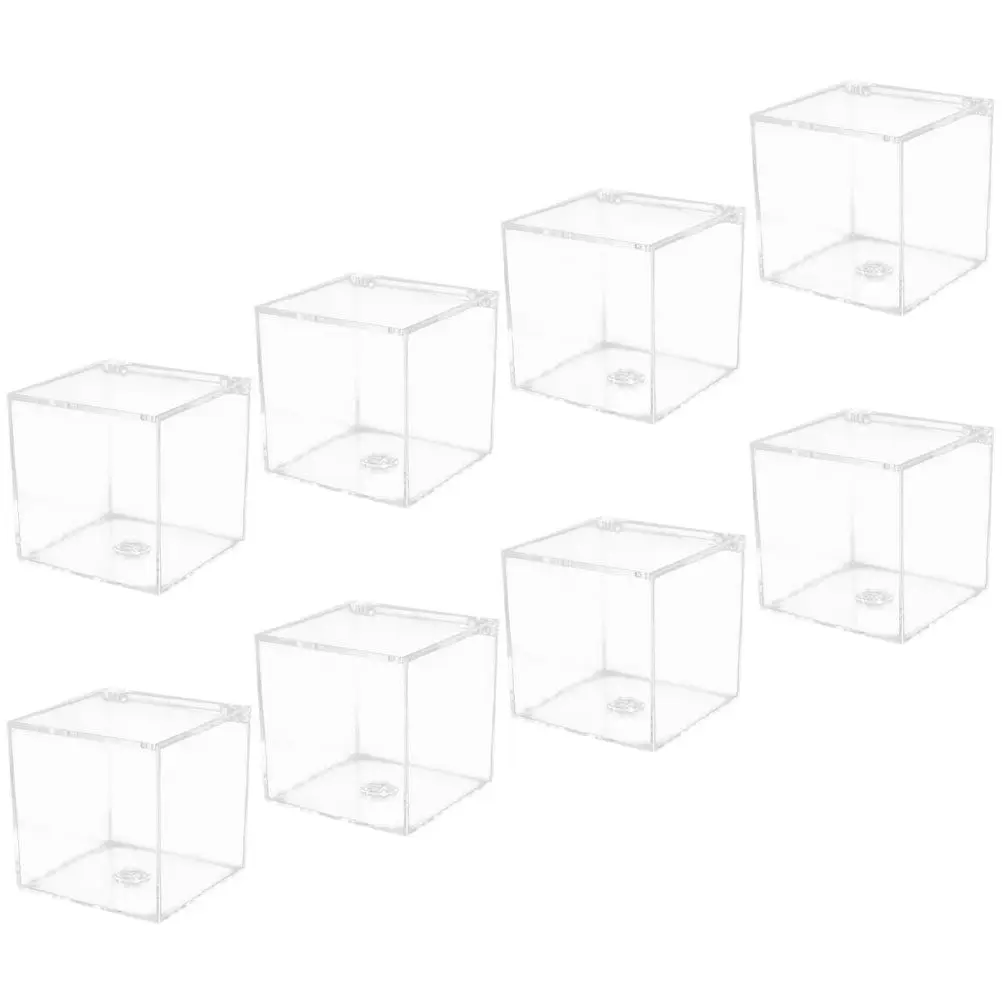 8Pcs Acrylic Candy Box Clear Small Storage Container with Lid for Party Favors Wedding Dessert Display Bead Jewelry Organization
8Pcs Acrylic Candy Box Clear Small Storage Container with Lid for Party Favors Wedding Dessert Display Bead Jewelry Organization