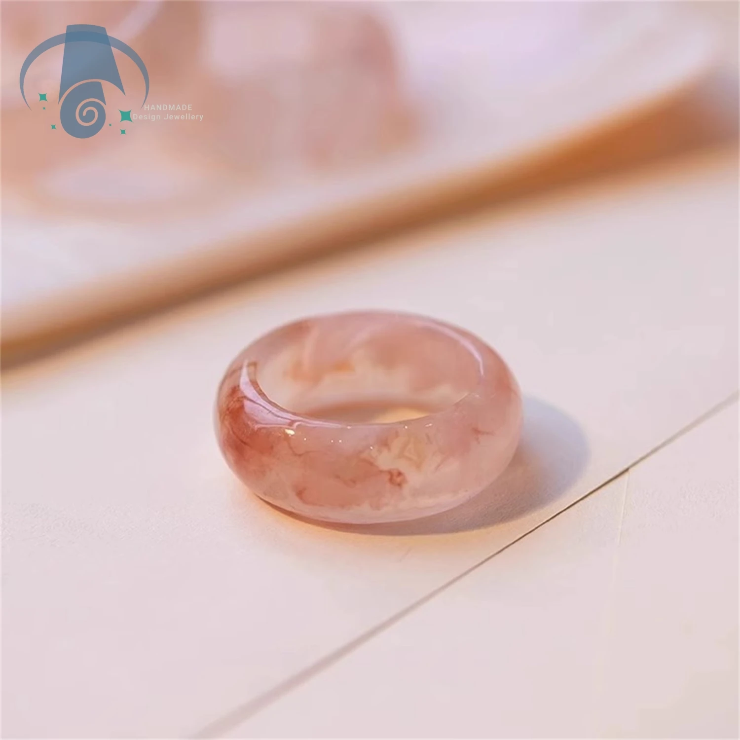 Natural Agate Peach Blossom Ring for Women Lotus Pink Stone Vintage Couple Matching Adjustable Minimalist Jewelry Gift Dainty
Natural Agate Peach Blossom Ring for Women Lotus Pink Stone Vintage Couple Matching Adjustable Minimalist Jewelry Gift Dainty