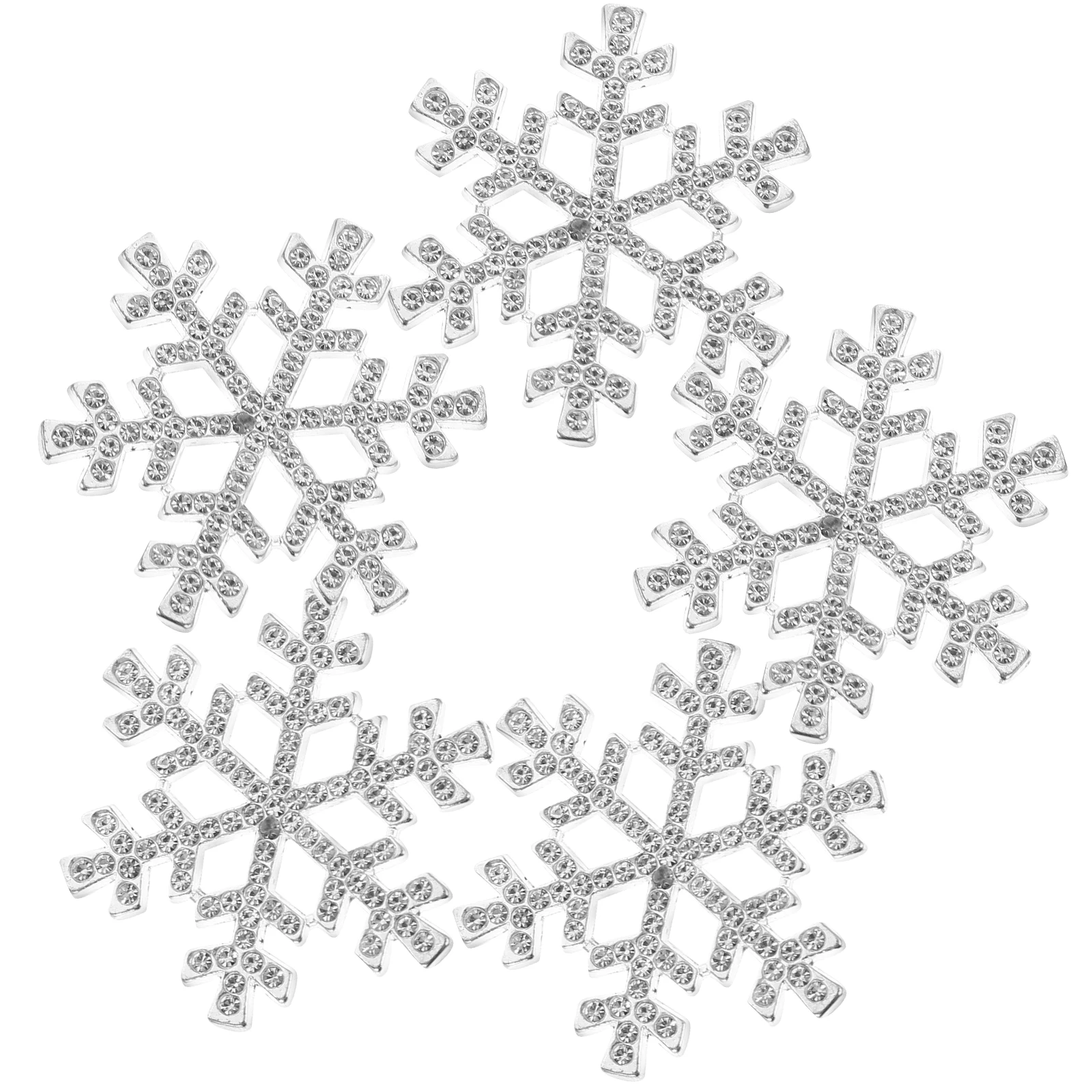 5pcs Glitter Snowflake Buttons Craft Rhinestone Embellishments for Garment Bags Headband DIY Scrapbooking Accessories
5pcs Glitter Snowflake Buttons Craft Rhinestone Embellishments for Garment Bags Headband DIY Scrapbooking Accessories