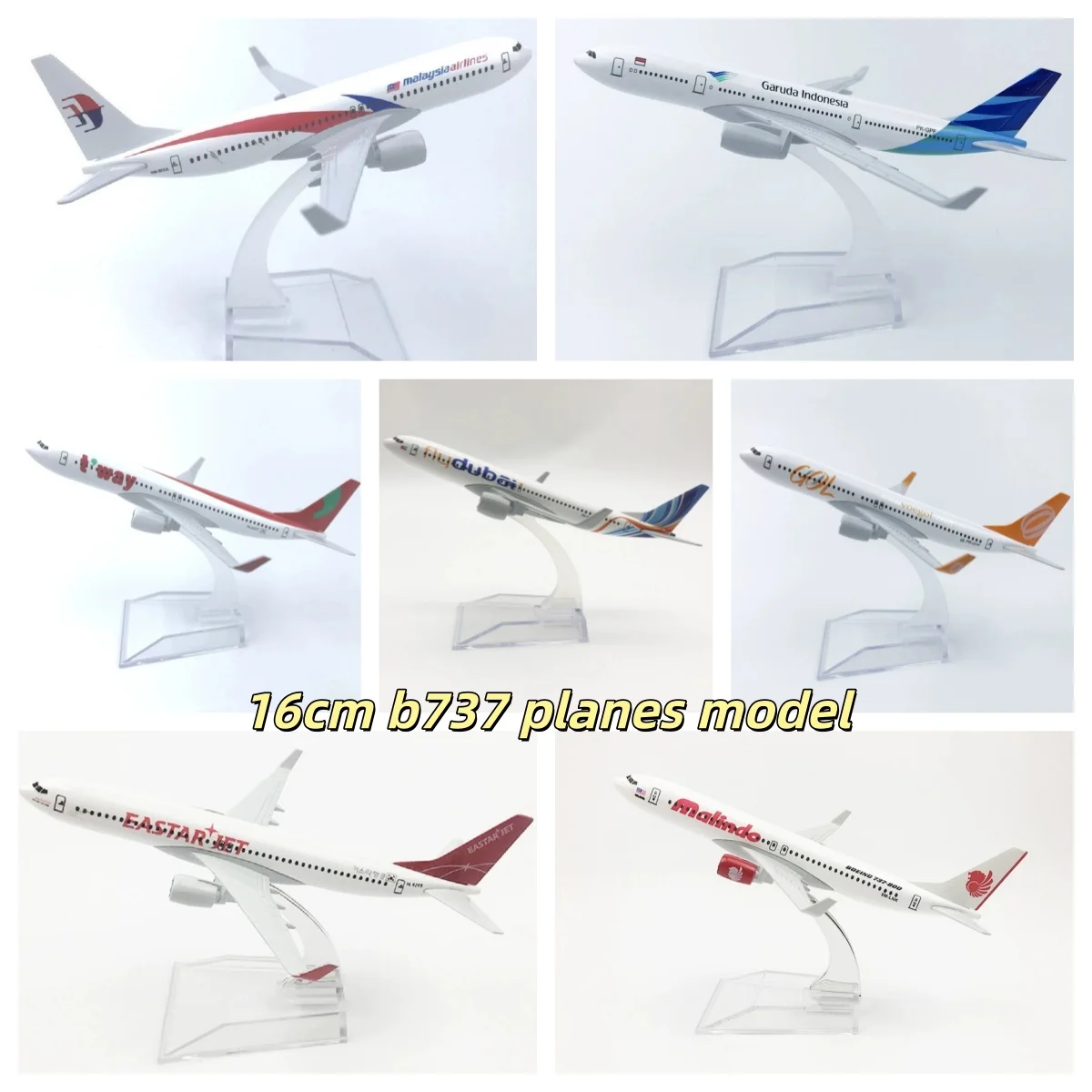 16cm B737 Series Airways Model 1/400 Scale Aircraft Diecast Airplane Toys For Boys Gifts Collectible Aviation Model With Base
16cm B737 Series Airways Model 1/400 Scale Aircraft Diecast Airplane Toys For Boys Gifts Collectible Aviation Model With Base