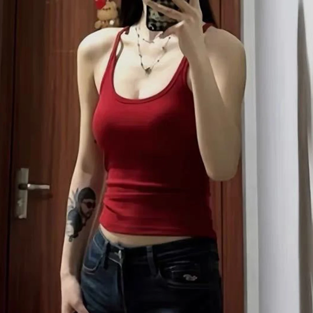 New Sweet Hot Girl Fashion Backless Tops Casual Outing Backless Fashion Camisole Sleeveless Top Brand New Condition
New Sweet Hot Girl Fashion Backless Tops Casual Outing Backless Fashion Camisole Sleeveless Top Brand New Condition