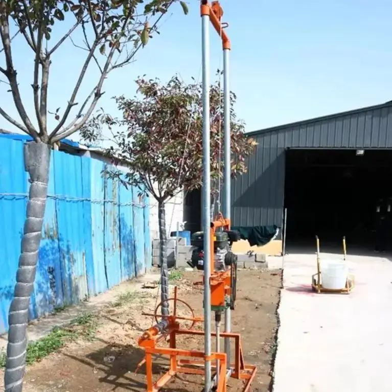Customized Petrol/Diesel Small Portable Water Well Drilling Rig 80m Light Micro Manual Drilling Machine Hot Sale For Sale
Customized Petrol/Diesel Small Portable Water Well Drilling Rig 80m Light Micro Manual Drilling Machine Hot Sale For Sale