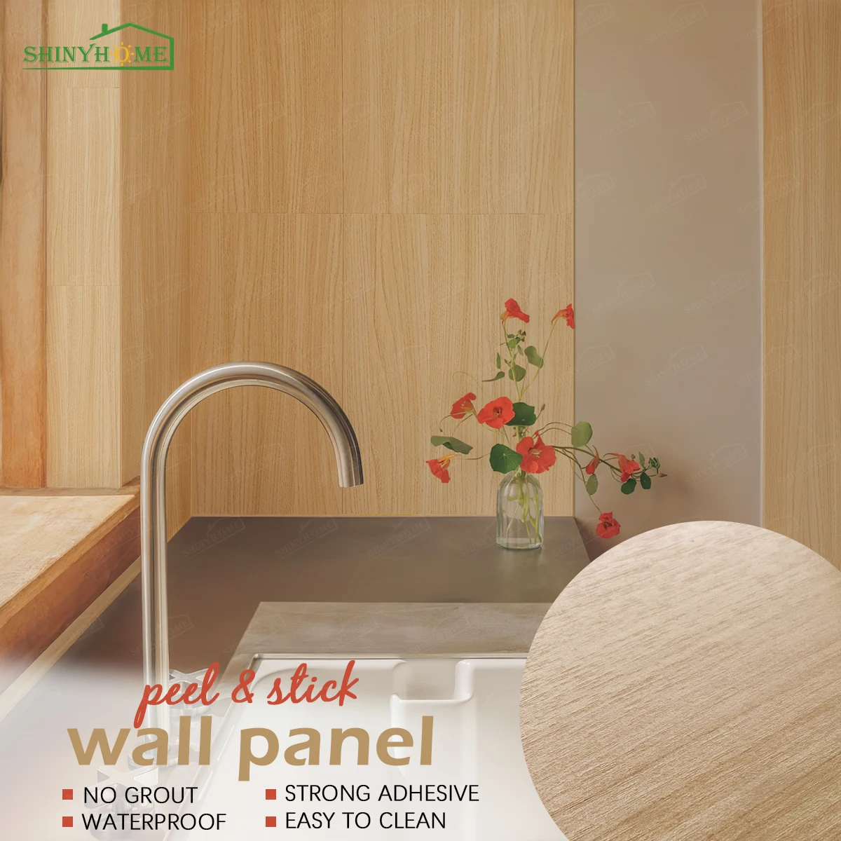 10 PC Wood Grain Printed Self-Adhesive Wall Panels Flooring Peel And Stick Waterproof Suitable for DIY Home Wall Decor 20cm×40cm
10 PC Wood Grain Printed Self-Adhesive Wall Panels Flooring Peel And Stick Waterproof Suitable for DIY Home Wall Decor 20cm×40cm