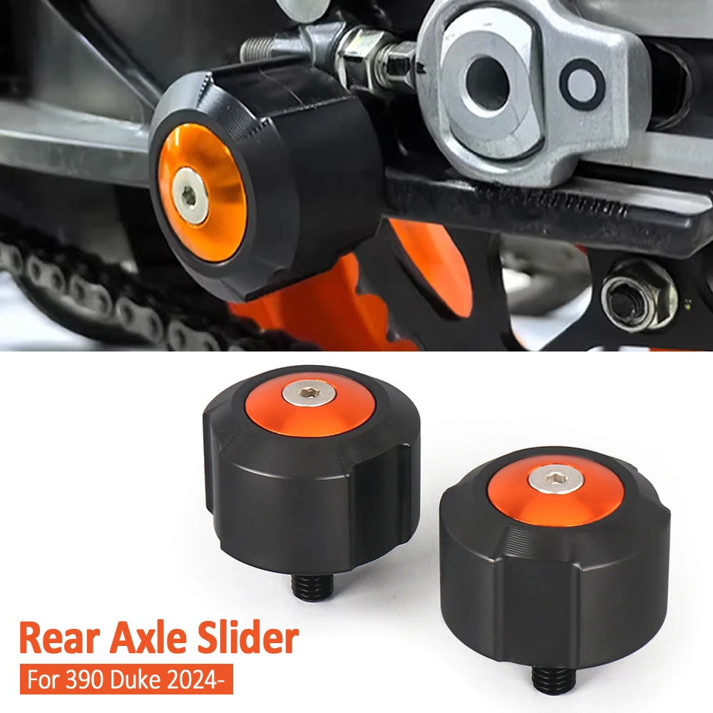 For 390 Duke 390Duke Duke 390 2024 2025 Motorcycle Accessories New Rear Axle Fork Wheel Protection Crash Fall Protection