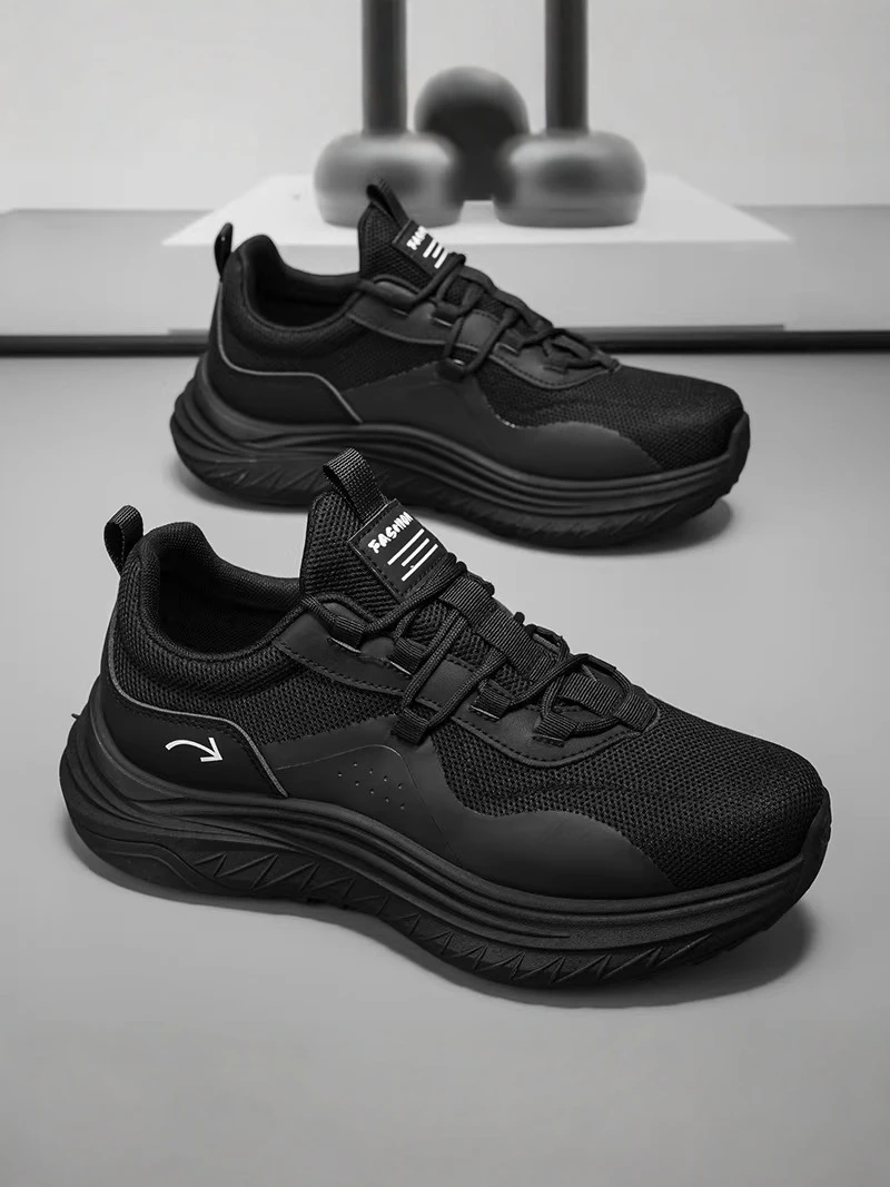 Men's Running Shoes 2026 New Summer Mesh Breathable Lightweight Soft Bottom Shock Absorption Outdoor Sports Black Shoes
Men's Running Shoes 2026 New Summer Mesh Breathable Lightweight Soft Bottom Shock Absorption Outdoor Sports Black Shoes