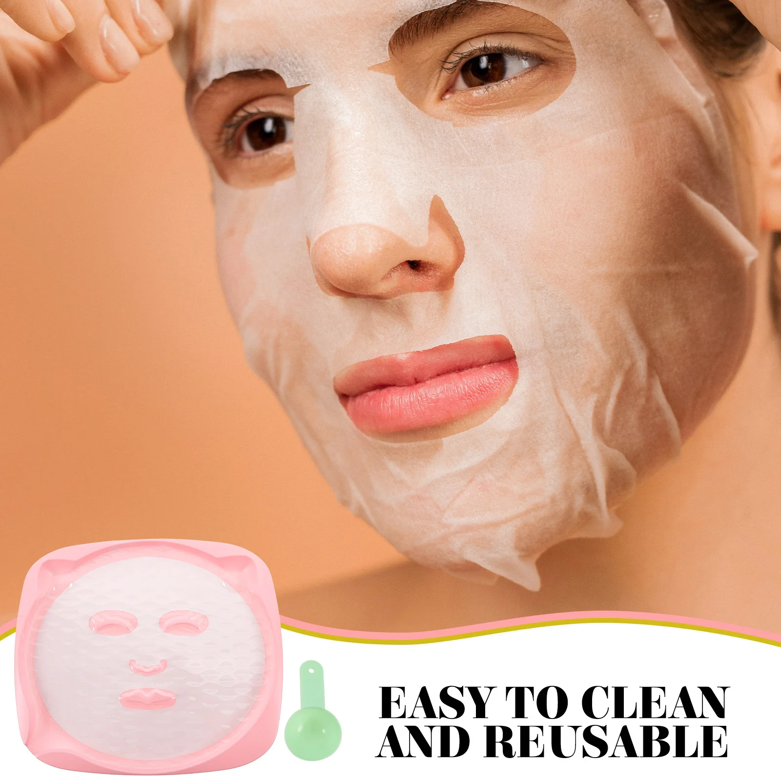 1Set Facial Mask Mold DIY Plate Thickened Durable Material Safe Reliable Face Mask Tray for Home Spa Beauty Salon Use
1Set Facial Mask Mold DIY Plate Thickened Durable Material Safe Reliable Face Mask Tray for Home Spa Beauty Salon Use