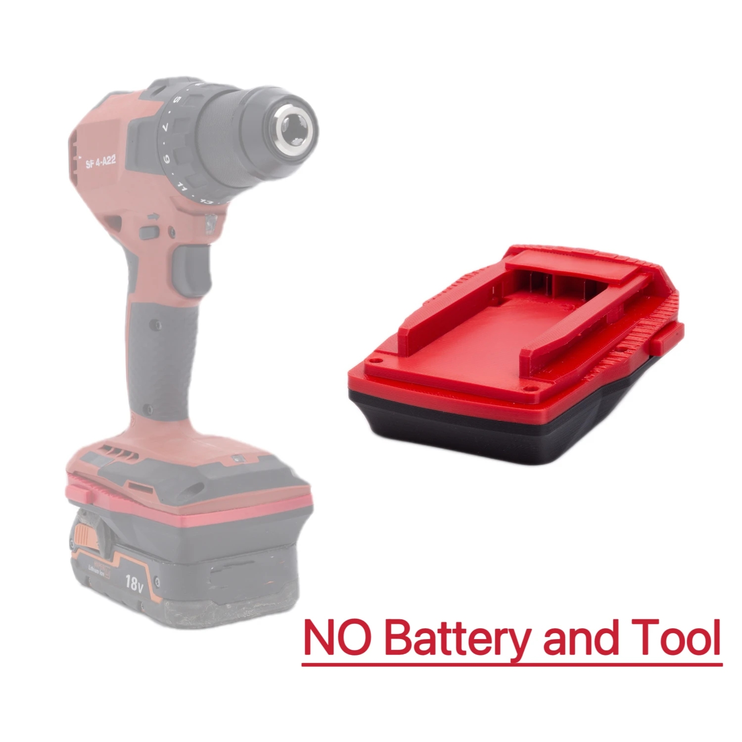 Power Drill Battery Converter for AEG RIDGID 18V Lithium Battery Convert to Hilti 22V B22 CPC Power Tool Accessories(No Battery)
Power Drill Battery Converter for AEG RIDGID 18V Lithium Battery Convert to Hilti 22V B22 CPC Power Tool Accessories(No Battery)