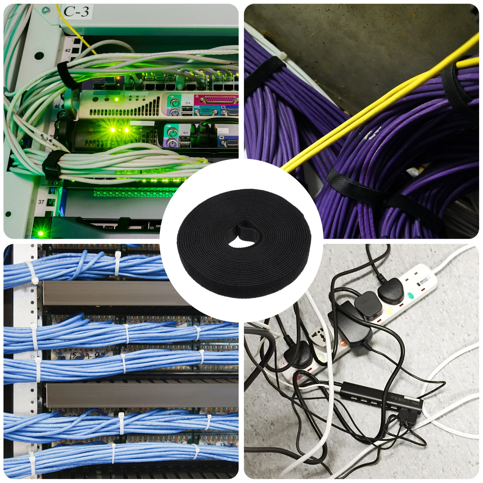 1 Roll 5 Meters Cable Ties Fastening Straps Self Gripping Wire Tie Organizer Reusable Durable Cord Management Hook Loop Tie
1 Roll 5 Meters Cable Ties Fastening Straps Self Gripping Wire Tie Organizer Reusable Durable Cord Management Hook Loop Tie