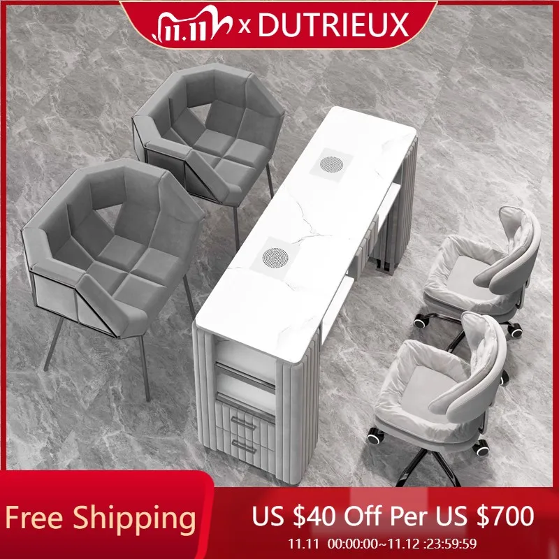 Reception Mesa Nail Desk Designer Wooden Drawer Makeup Manicure Table Minimalist Simple Modern Hand Nageltisch Salon Furniture
Reception Mesa Nail Desk Designer Wooden Drawer Makeup Manicure Table Minimalist Simple Modern Hand Nageltisch Salon Furniture