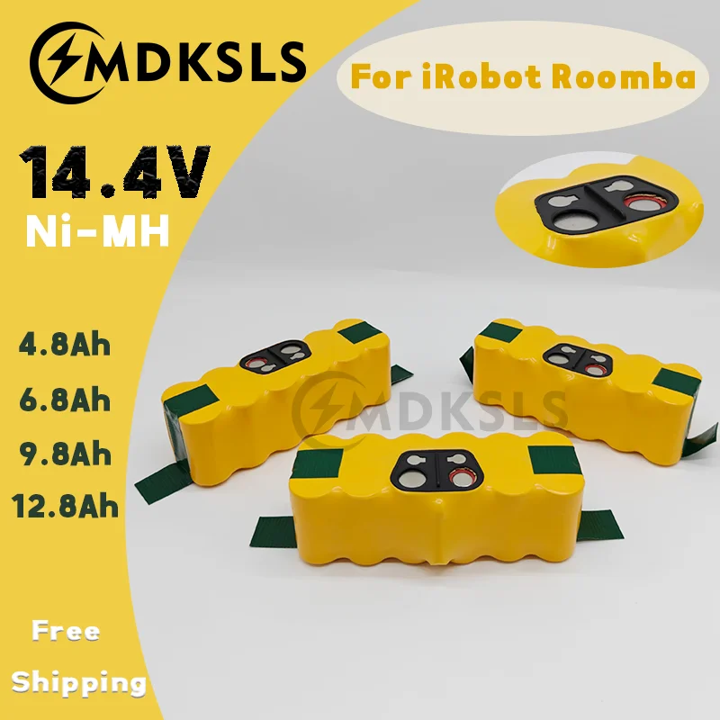 New MDKSLS 14.4V 4.8-12.8Ah Battery For iRobot 500 600 700 800 900 series Battery For iRobot Roomba14.4 V 620 650 770 780 580
New MDKSLS 14.4V 4.8-12.8Ah Battery For iRobot 500 600 700 800 900 series Battery For iRobot Roomba14.4 V 620 650 770 780 580