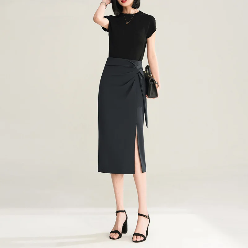 Women's Skirt2026New design of elegant mid-length bodycon skirt for mature womenolProfessional slit one-step work skirt
Women's Skirt2026New design of elegant mid-length bodycon skirt for mature womenolProfessional slit one-step work skirt