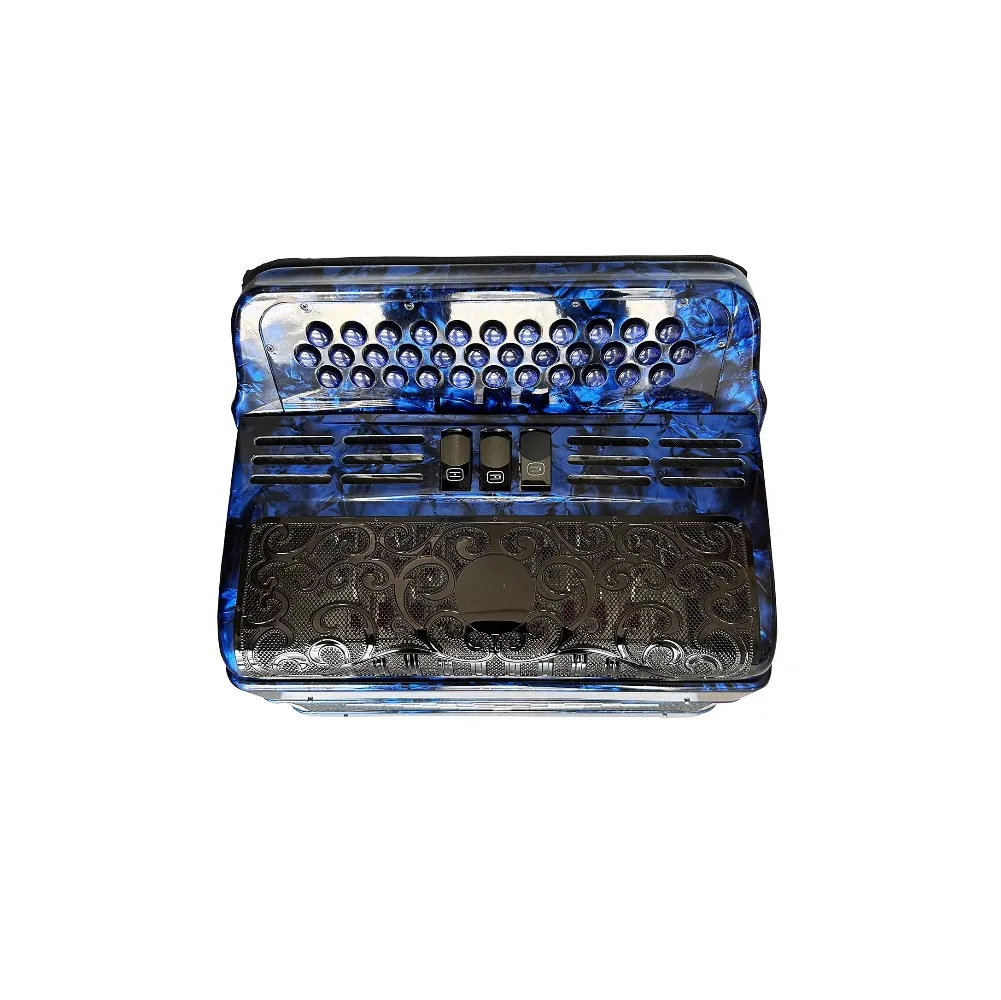 Аккордеон SEASOUND, 34 кнопки, 12 басов, 3 регистратора, синий целлулоидный корпус, черный гриль, черные кнопки, аккордеон, диатонический JB3412C
Аккордеон SEASOUND, 34 кнопки, 12 басов, 3 регистратора, синий целлулоидный корпус, черный гриль, черные кнопки, аккордеон, диатонический JB3412C