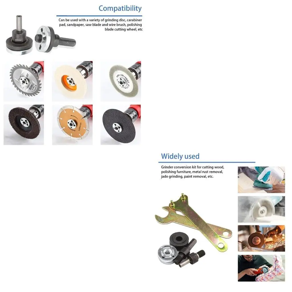 652F 10Pcs Angled Grinder Adapter For Electric Power Drill Converters Attachment Nut Part Rod Disc Wheel Mandrel
652F 10Pcs Angled Grinder Adapter For Electric Power Drill Converters Attachment Nut Part Rod Disc Wheel Mandrel