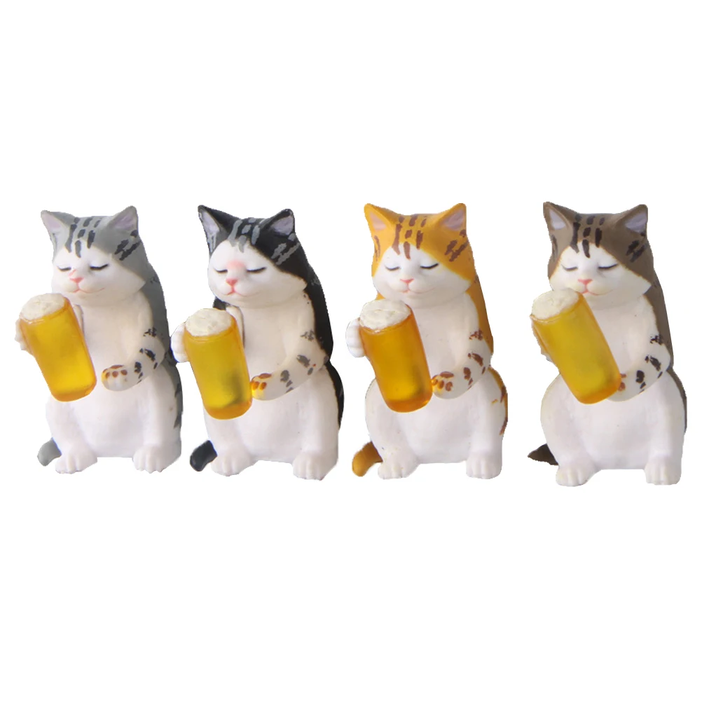 4 Pcs Drunk Cat Fridge Magnets Resin Decorative Stickers Cute Refrigerator Clings Gift Household Walls
4 Pcs Drunk Cat Fridge Magnets Resin Decorative Stickers Cute Refrigerator Clings Gift Household Walls