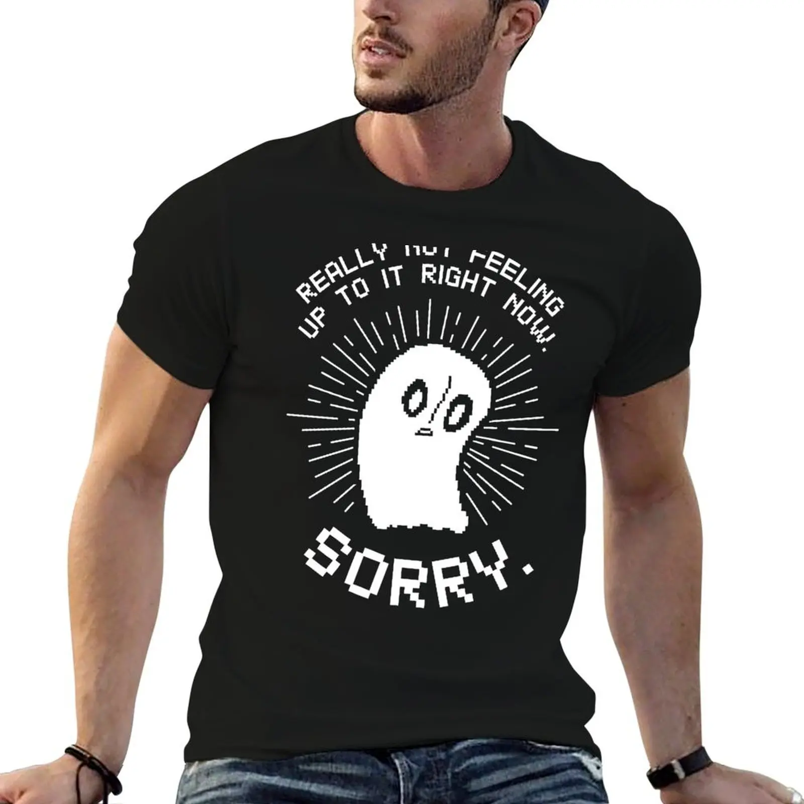 Napstablook Not Feeling Up To It T-Shirt printed t shirts for man t shirt personalised T-Shirt
Napstablook Not Feeling Up To It T-Shirt printed t shirts for man t shirt personalised T-Shirt
