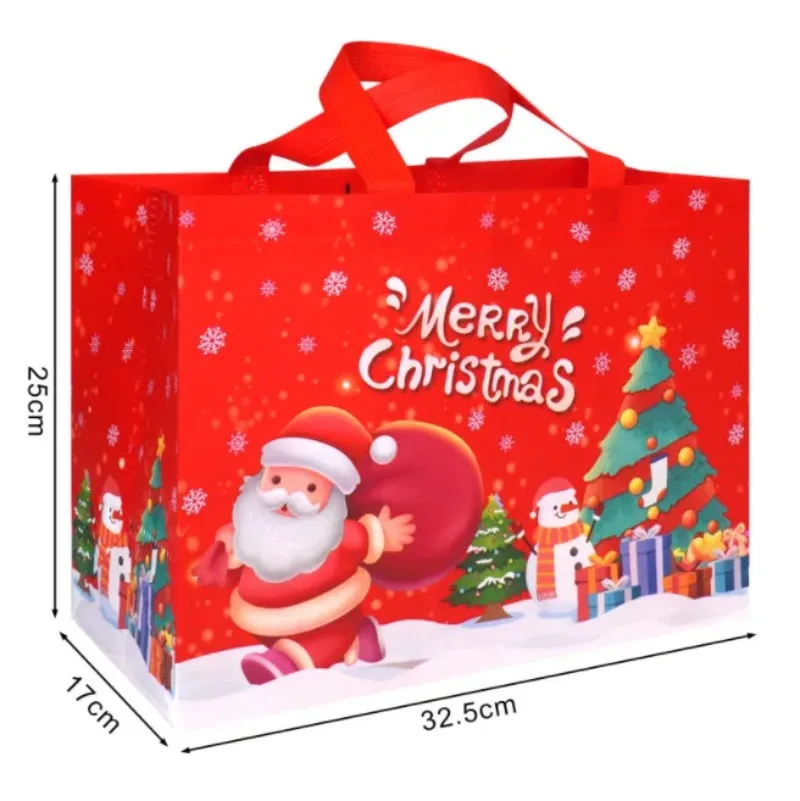 25/50PCS Christmas Snowman & Reindeer Tote Bags - Bulk Non-Woven Holiday Gift Bags with Handles, Party Favors, 12.8x8.7x9.8 Inch
25/50PCS Christmas Snowman & Reindeer Tote Bags - Bulk Non-Woven Holiday Gift Bags with Handles, Party Favors, 12.8x8.7x9.8 Inch