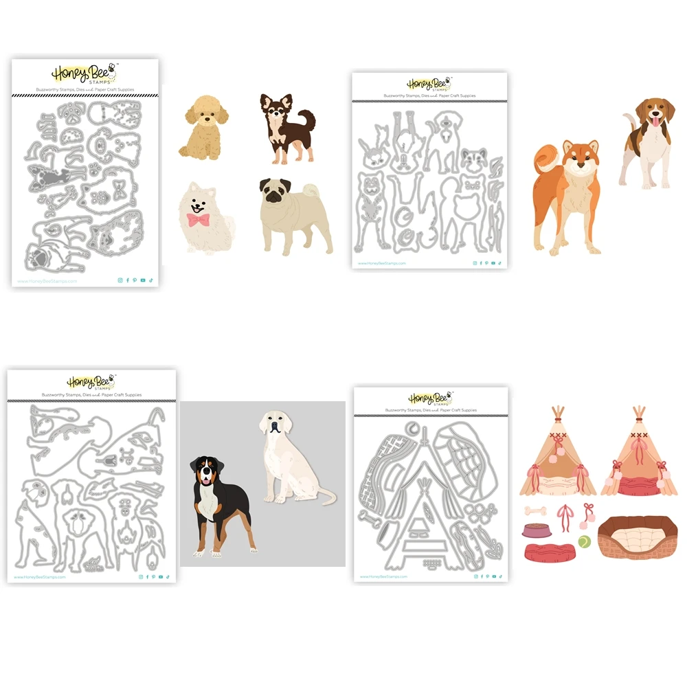 HonB Small Medium Large Dog and Dog Beds Cutting Dies for New 2025 Pet-Tastic Release Scrapbooking Paper Making Frame Craft Card
HonB Small Medium Large Dog and Dog Beds Cutting Dies for New 2025 Pet-Tastic Release Scrapbooking Paper Making Frame Craft Card