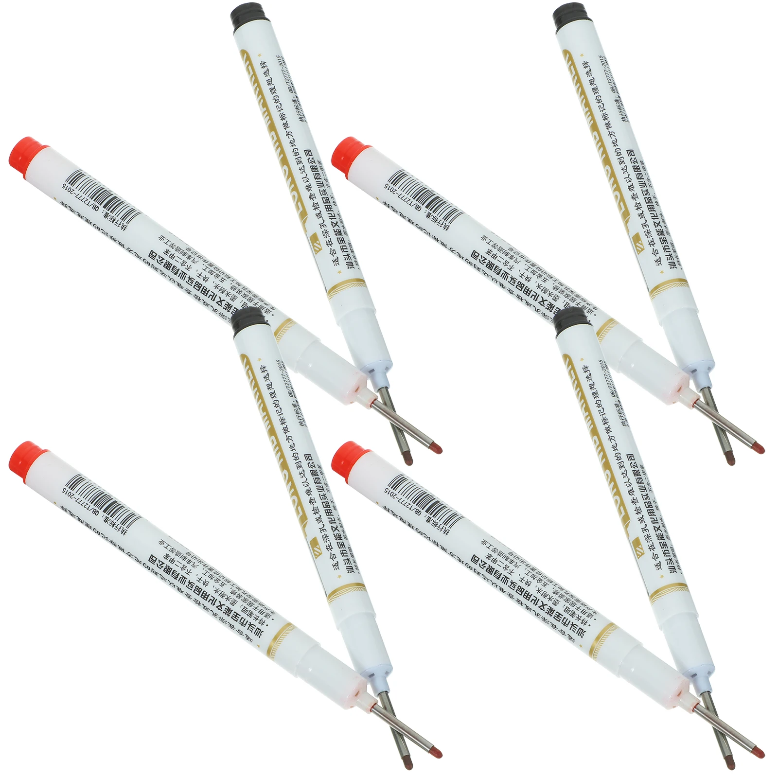 8pcs Long Marker Pen Woodworking Carpenters Tools Deep Hole Marking Paint Black Red Construction Hardware Furniture
8pcs Long Marker Pen Woodworking Carpenters Tools Deep Hole Marking Paint Black Red Construction Hardware Furniture