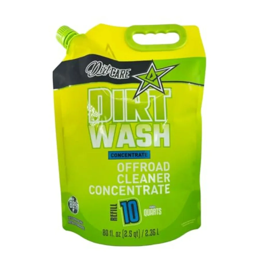 Dirt Wash 4X Concentrate Makes 10 Quarts 25 QT Pouch Motocross ATV UTV Cleaner Removes Mud Clay Grease Safe on Plastic Paint
Dirt Wash 4X Concentrate Makes 10 Quarts 25 QT Pouch Motocross ATV UTV Cleaner Removes Mud Clay Grease Safe on Plastic Paint