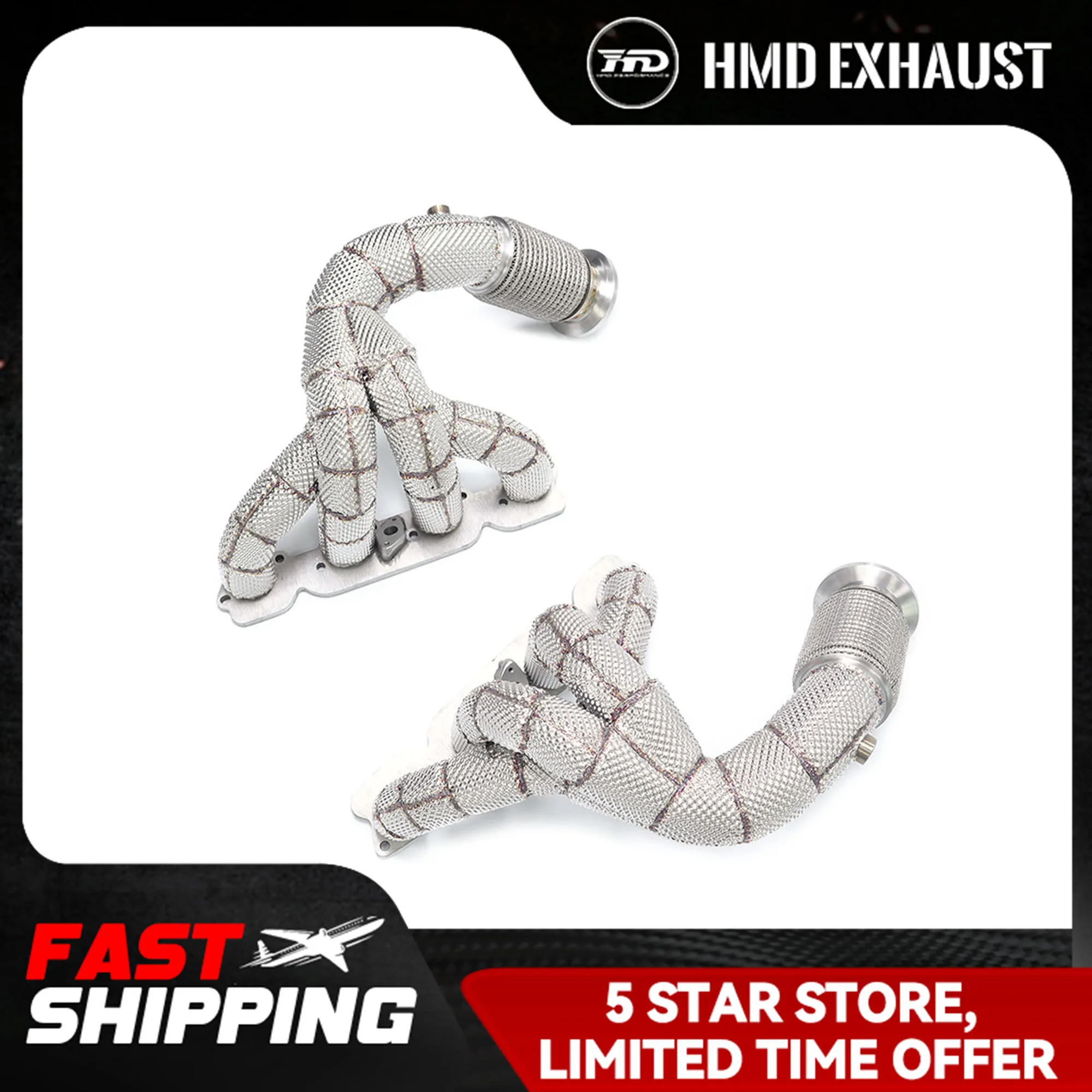 HMD Stainless Steel Exhaust System High Flow Performance Manifold For Ferrari 458 Italia With Heat Shield Exhaust Pipe
HMD Stainless Steel Exhaust System High Flow Performance Manifold For Ferrari 458 Italia With Heat Shield Exhaust Pipe