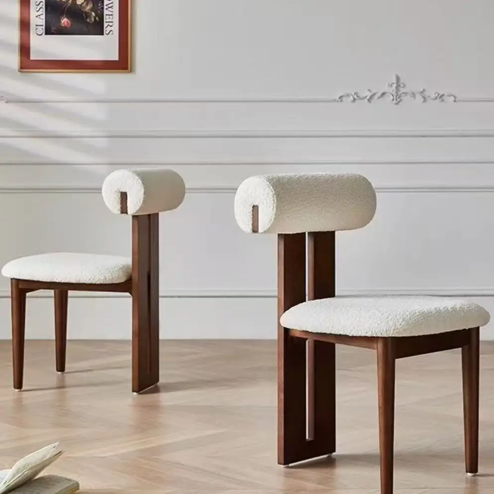 Nordic Modern Minimalist Solid Wood Dining Chair Soft Backrest Home Events Banquets Living Rooms Artistic Design
Nordic Modern Minimalist Solid Wood Dining Chair Soft Backrest Home Events Banquets Living Rooms Artistic Design