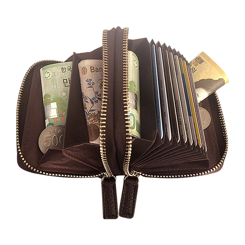 New PU Card Holder Organ Card Holder Zipper Card Holder Multi-card Student Small Zipper Case Bank Card Holder
New PU Card Holder Organ Card Holder Zipper Card Holder Multi-card Student Small Zipper Case Bank Card Holder