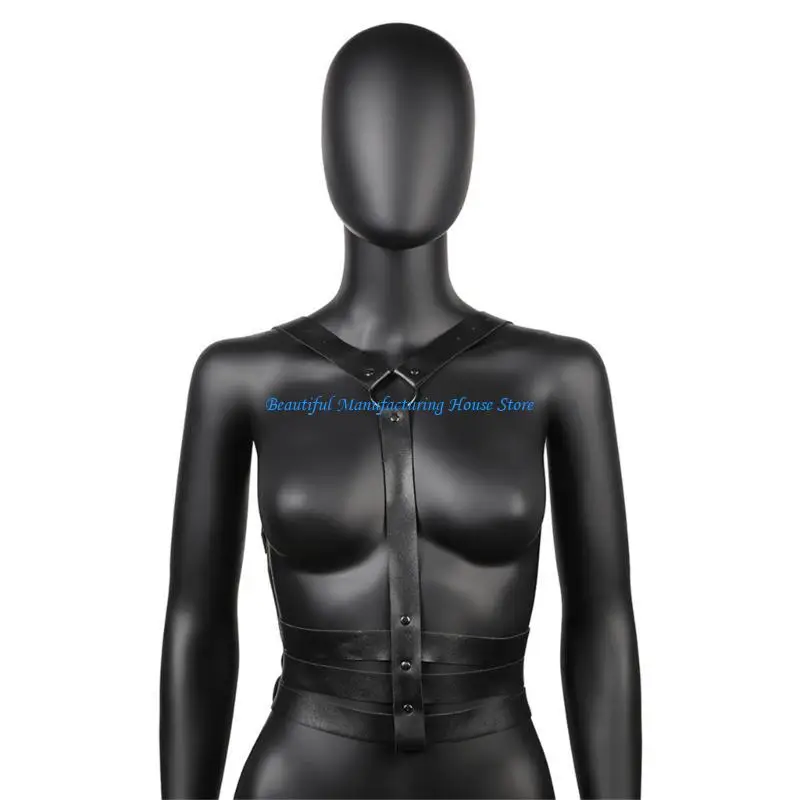 E56A Women Punk PU Suspender Waist Belt Adjustable Belt
E56A Women Punk PU Suspender Waist Belt Adjustable Belt