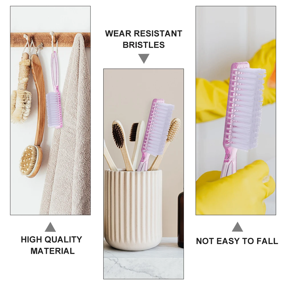6 Pcs Simple Nail Brush Set Tools for Art Cleaning Fingernails Plastic Durable Manicure
6 Pcs Simple Nail Brush Set Tools for Art Cleaning Fingernails Plastic Durable Manicure
