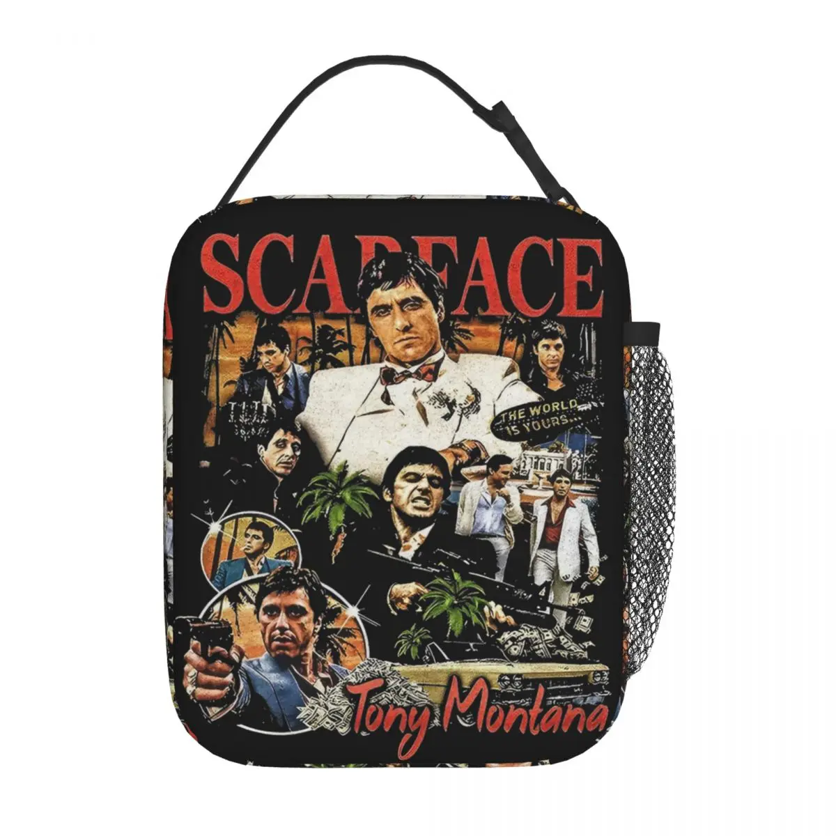Изолированные сумки для ланча Scarface Tony Монтана 90-х годов, сумка-холодильник, многоразовая большая сумка-тоут, Ланч-бокс для девочек и мальчиков, для путешествий в колледже
Изолированные сумки для ланча Scarface Tony Монтана 90-х годов, сумка-холодильник, многоразовая большая сумка-тоут, Ланч-бокс для девочек и мальчиков, для путешествий в колледже