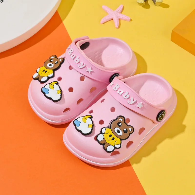 Летние детские сабо 2026 для мальчиков и девочек, пляжные сандалии, легкие дышащие милые мультяшные тапочки для малышей
Летние детские сабо 2026 для мальчиков и девочек, пляжные сандалии, легкие дышащие милые мультяшные тапочки для малышей