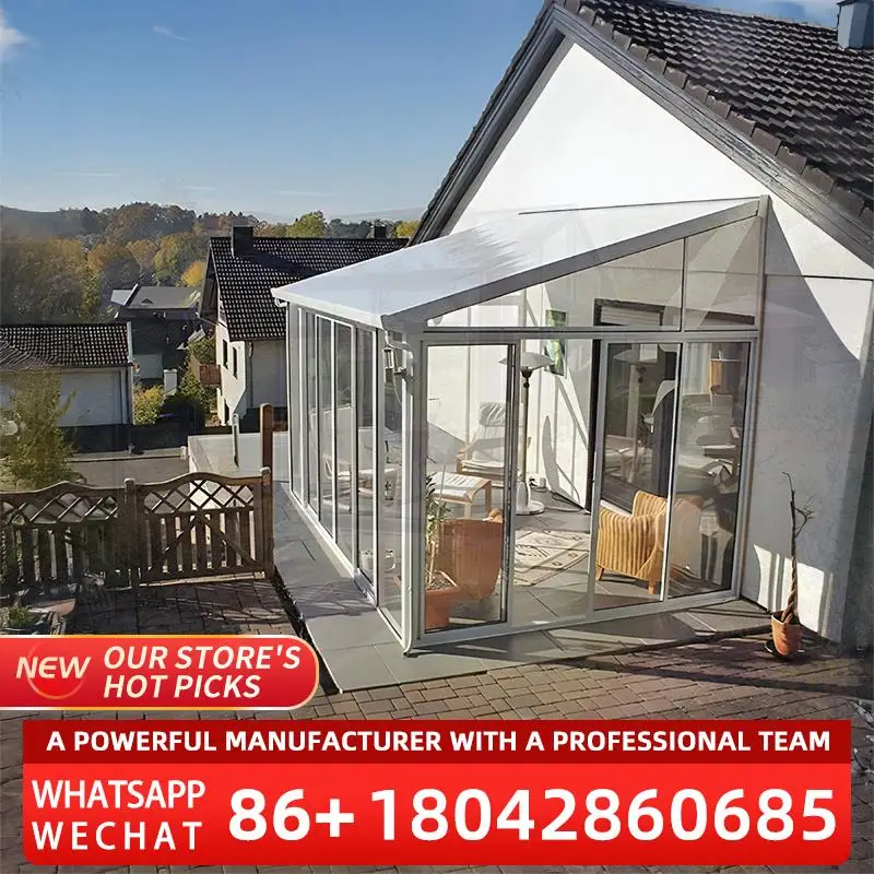 Modern Style Aluminum Frame Prefab Glass Sunroom Wholesale Free Standing Sunroom for Garden Sale sunroom
Modern Style Aluminum Frame Prefab Glass Sunroom Wholesale Free Standing Sunroom for Garden Sale sunroom